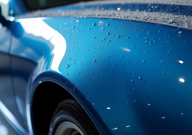 Блискучий автомобіль після преміум мийки